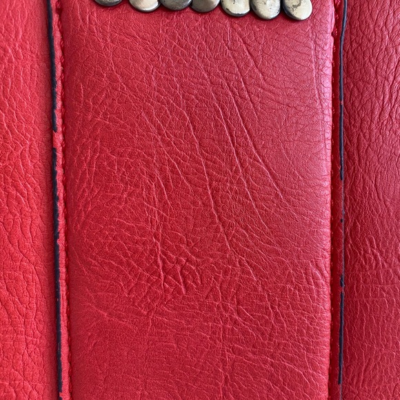 Street Level Orange/Coral Studded Purse - Picture 10 of 11